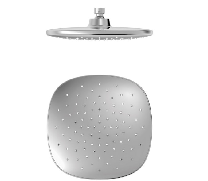 Лейка для верхнего душа Tres 242х242 мм АБС-пластик хром 29943801