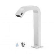 Кран для раковини Tres Electronic електронний на одну воду з автоматичним дозатором мила хром 39210320