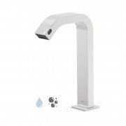 Кран для раковины Tres Electronic электронный на одну воду с автоматическим дозатором мыла хром 39210320