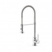 Змішувач для кухні Tres Kitchen одноважільний з висувною лійкою хром 03049301