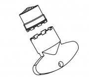 Аератор для змішувача прихованого монтажу Tres 16,5мм + ключ 9134666