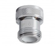 Регулятор потоку води для шланга Tres ½'' витрати води: 7,5 л/хв хром 23468301