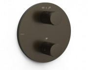 Термостат для душу Tres Therm-Box вбудовується на 2 споживача чорна бронза 26225001KMB