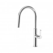 Смеситель для кухни Tres Kitchen однорычажный с выдвижной лейкой хром 03043801