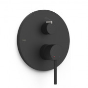 Смеситель для душа Tres Study Exclusive встраиваемый 2 потребителя матовый черный 26228101NM