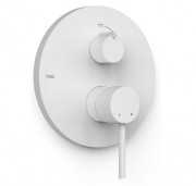 Смеситель для душа Tres Study Exclusive встраиваемый 2 потребителя матовый белый 26228101BM