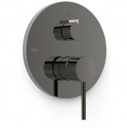 Смеситель для душа Tres Study Exclusive встраиваемый 2 потребителя металлик черный 26228101KM