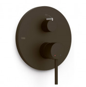 Смеситель для душа Tres Study Exclusive встраиваемый 2 потребителя черная бронза 26228101KMB