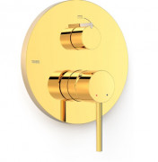 Смеситель для душа Tres Study Exclusive встраиваемый 2 потребителя золото 26228101OR