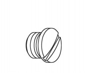 Крепежный винт для излива смесителя Tres M6x1 9133317031