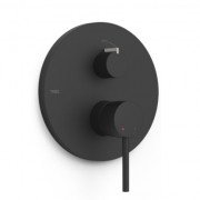 Змішувач для душу Tres Study Exclusive 2 споживача матовий чорний 26228101NM