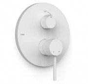 Смеситель для душа Tres Study Exclusive встраиваемый 2 потребителя матовый белый 26228101BM