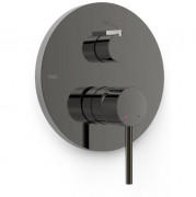 Змішувач для душу Tres Study Exclusive вбудований 2 споживача металік чорний 26228101KM