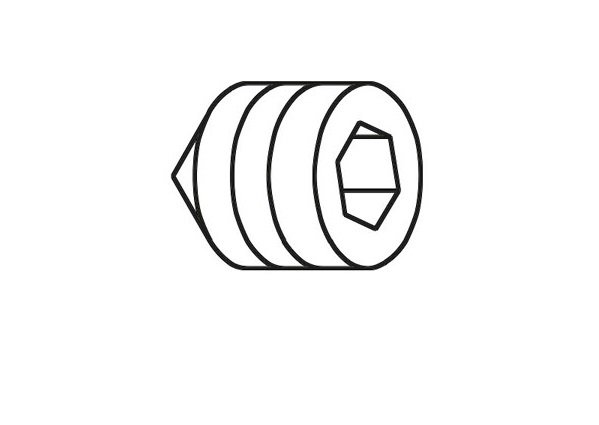 Крепежный винт для рычага смесителя Tres M5 9134008311