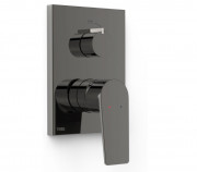 Смеситель для душа Tres Project встраиваемый 2 потребителя металлик черный 21128101KM
