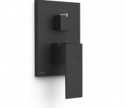 Змішувач для душу Tres Cuadro Exclusive вбудований 2 споживача матовий чорний 10628101NM