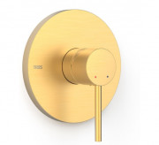 Смеситель для душа Tres Study Exclusive встраиваемый 1 потребитель матовое золото 26227801OM