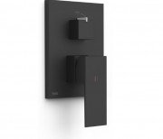 Змішувач для душу Tres Cuadro Exclusive вбудований 2 споживача матовий чорний 10628101NM