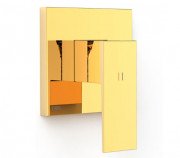 Смеситель для душа Tres Cuadro Exclusive встраиваемый 1 потребитель золото 10627801OR