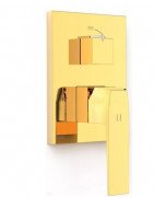 Смеситель для душа Tres Slim Exclusive встраиваемый 2 потребителя золото 20228101OR