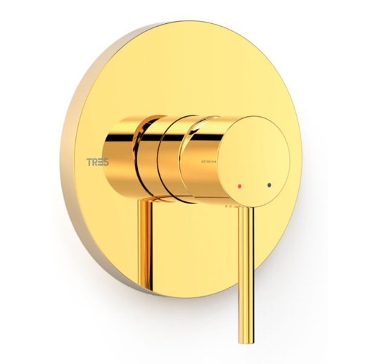 Змішувач для душу Tres Study Exclusive 1 споживач золото 26227801OR