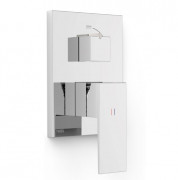 Змішувач для душу Tres Cuadro Exclusive вбудований 2 споживача хром 10628101