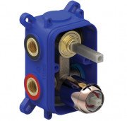 Прихована частина змішувача для душу Tres Rapid-Box видимі деталі рожеве золото 20828101OP