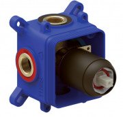 Скрытая часть смесителя для душа Tres Rapid-Box видимые детали черная бронза 20827801KMB