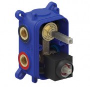 Скрытая часть смесителя для душа Tres Rapid-Box видимые детали матовый черный 20828102NM