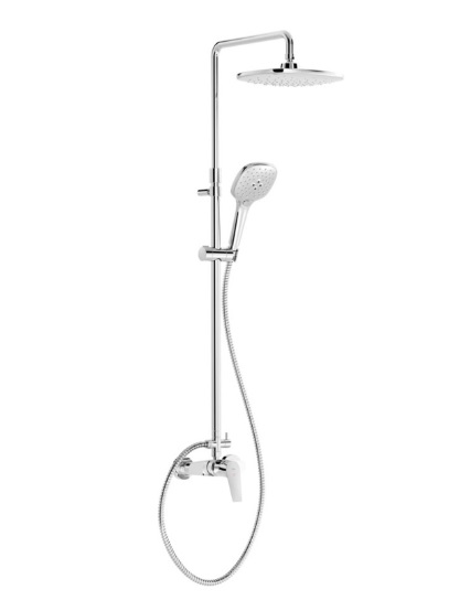 Душевая стойка Tres Canigo с однорычажным смесителем хром 21731201