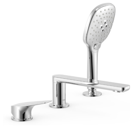 Змішувач на борт ванни Tres Canigo на 3 отвори хром 21716103