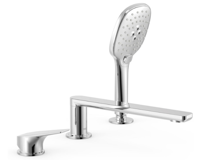 Змішувач на борт ванни Tres Canigo на 3 отвори хром 21716101