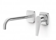 Смеситель для раковины Tres Canigo Plus настенный однорычажный хром 21830002