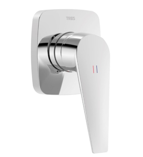 Смеситель для душа Tres Canigo Plus встраиваемый 1 потребитель хром 21817701