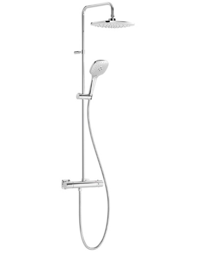 Душевая стойка Tres Canigo Plus с термостатом хром 21839301