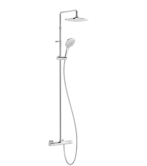 Душевая стойка для ванны Tres Canigo с термостатом хром 21831202