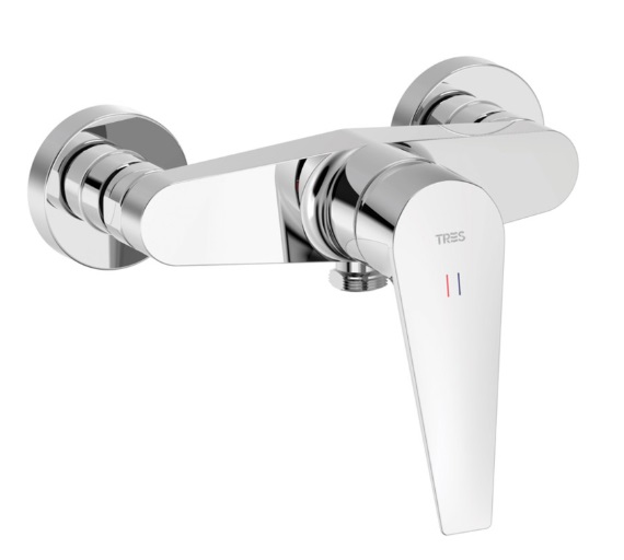 Змішувач для душу Tres Canigo одноважільний хром 21726710