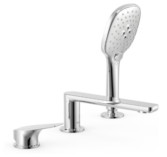 Смеситель на борт ванны Tres Canigo на 3 отверстия хром 21716103