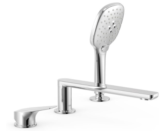 Змішувач на борт ванни Tres Canigo на 3 отвори хром 21716101