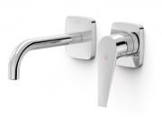 Змішувач для раковини Tres Canigo Plus настінний одноважільний хром 21830001