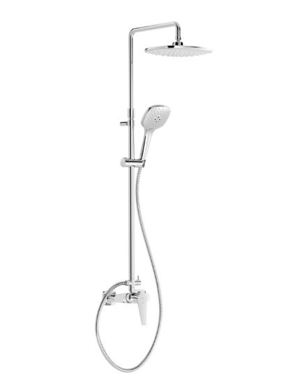 Душова стійка Tres Canigo Plus з одноважільний змішувач хром 21831201