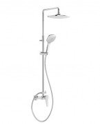 Душова стійка Tres Canigo Plus з одноважільний змішувач хром 21831201