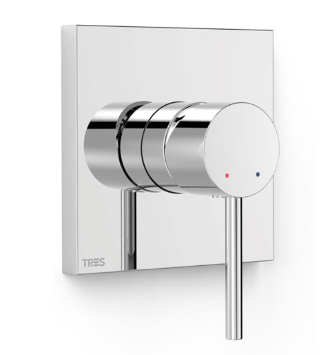 Смеситель для душа Tres Max-Tres встраиваемый 1 потребитель хром 06227801