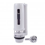 Сливной механизм для бачка унитаза Tres двойной смыв с кнопкой хром 25477005