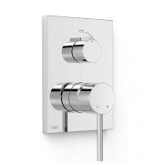 Смеситель для душа Tres Max-Tres встраиваемый 2 потребителя хром 06228101