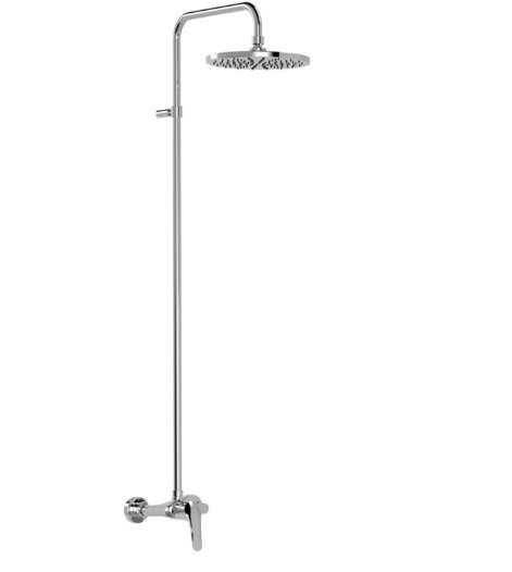 Душевая стойка Tres Base с однорычажным смесителем хром 21699510