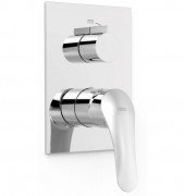 Смеситель для душа Tres Base встраиваемый 2 потребителя хром 21628101
