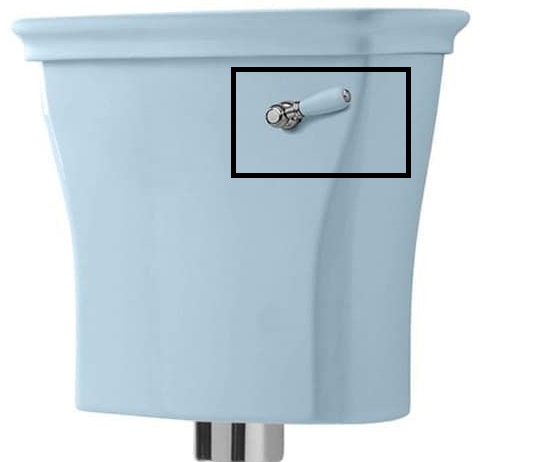 Керамическая ручка для смывной системы бачка Artceram Civitas голубой ACA063 32