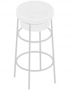 Консоль под раковину Artceram Fuori Scala на 40 см металл белый матовый ACA054 05