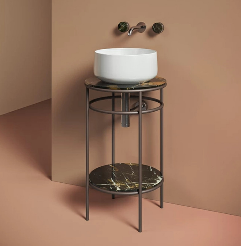 Консоль под раковину Artceram Vogue на 44 см металл мокко матовый ACA058 56